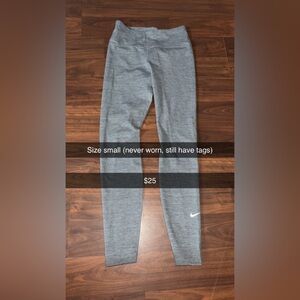grey nike leggings